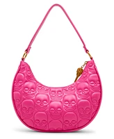 Betsey Johnson Skele-Tease Zipper Shoulder Bag