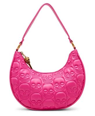 Betsey Johnson Skele-Tease Zipper Shoulder Bag