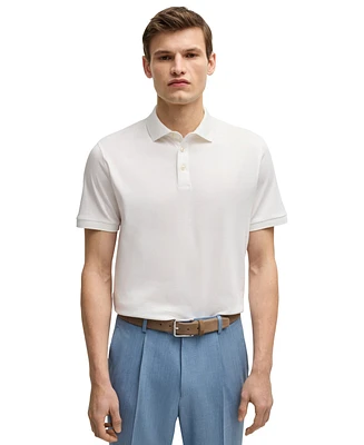 Boss by Hugo Boss Men's Mercerized Italian Cotton Regular-Fit Polo Shirt