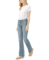 Silver Jeans Co. Women's Suki Mid-Rise Curvy Fit Bootcut