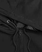 Kin Apparel Women's Cotton Zip-Front Satin-Lined Hoodie