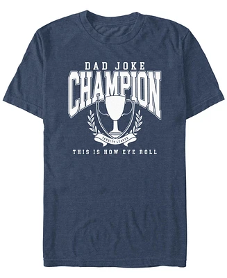 Fifth Sun Men's Dad Joke Champion Short Sleeve T-Shirt
