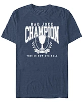 Fifth Sun Men's Dad Joke Champion Short Sleeve T-Shirt