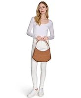 Calvin Klein Winny Suede Small Shoulder Bag