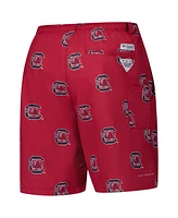 Columbia Men's Garnet South Carolina Gamecocks Pfg Back Cast Iii Omni-Shade Shorts