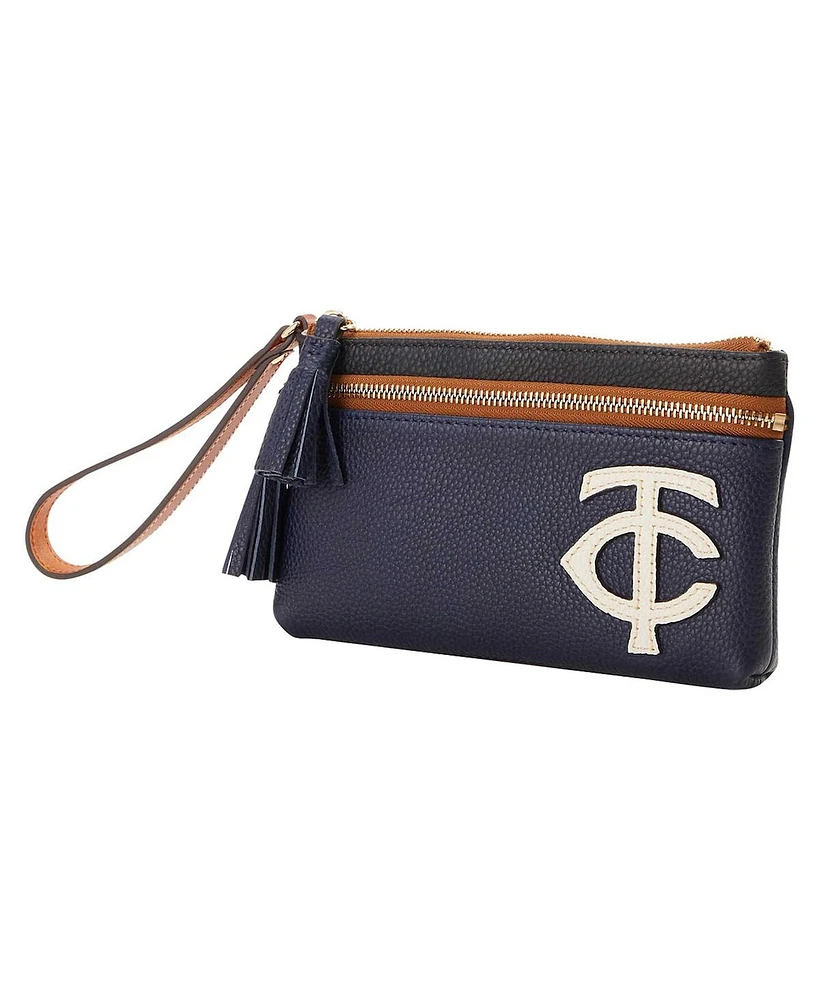 Dooney & Bourke Minnesota Twins Infield Double-Zip Wristlet