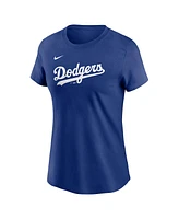 Nike Women's Clayton Kershaw Royal Los Angeles Dodgers Fuse Name Number T-Shirt