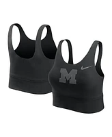 Nike Women's Black Michigan Wolverines Performance Longline Sports Bra
