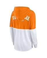 Fanatics Women's Tennessee Orange/White Tennessee Volunteers Backup Option Lightweight Pullover Hoodie