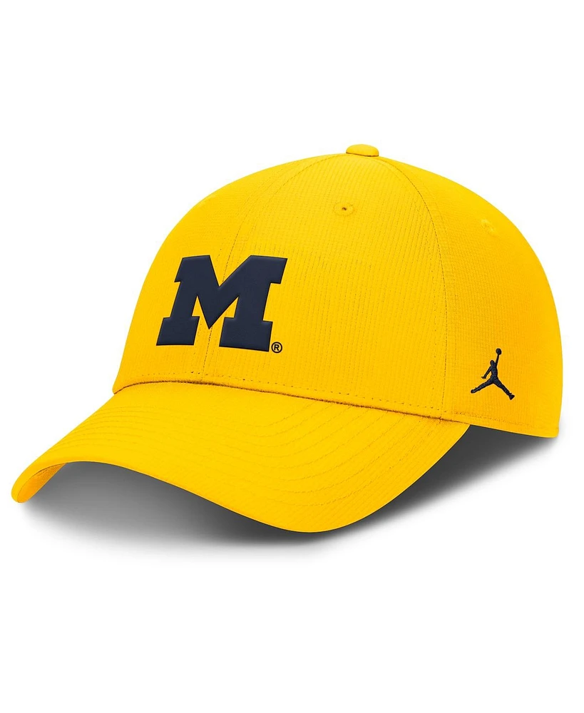 Jordan Men's Maize Michigan Wolverines Club Performance Adjustable Hat