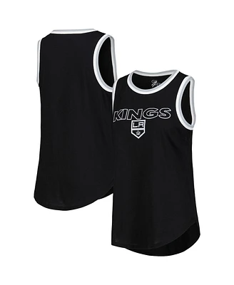 G-iii 4Her by Carl Banks Women's Black Los Angeles Kings Strategy Tank Top