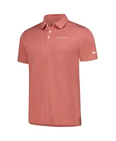 Nike Men's Athletic Heather Red 2025 The Players Tour Performance Polo Shirt
