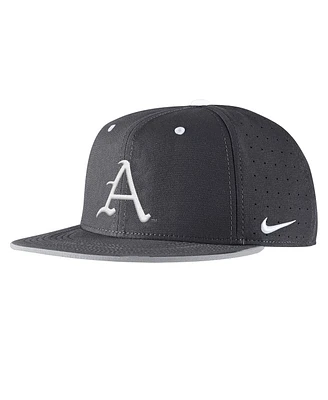 Nike Men's Anthracite Arkansas Razorbacks On-Field True Performance Baseball Fitted Hat