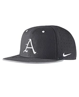 Nike Men's Anthracite Arkansas Razorbacks On-Field True Performance Baseball Fitted Hat