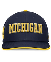 Jordan Men's Navy Michigan Wolverines Athletics Pro Adjustable Hat