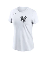Nike Women's Juan Soto White New York Yankees Fuse Name Number T-Shirt
