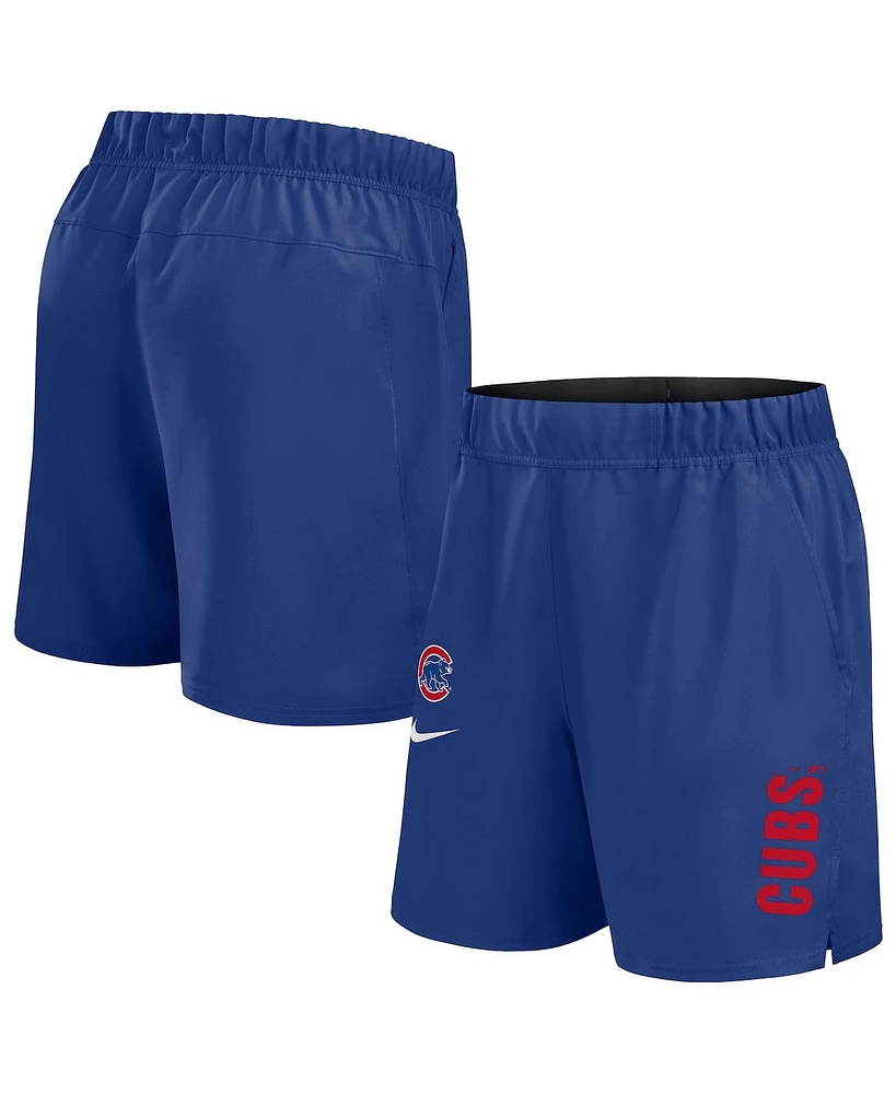 Nike Men's Royal Chicago Cubs Woven Victory Performance Shorts