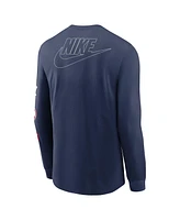 Nike Men's Navy New York Yankees Cooperstown Collection Knockout Long Sleeve T-Shirt