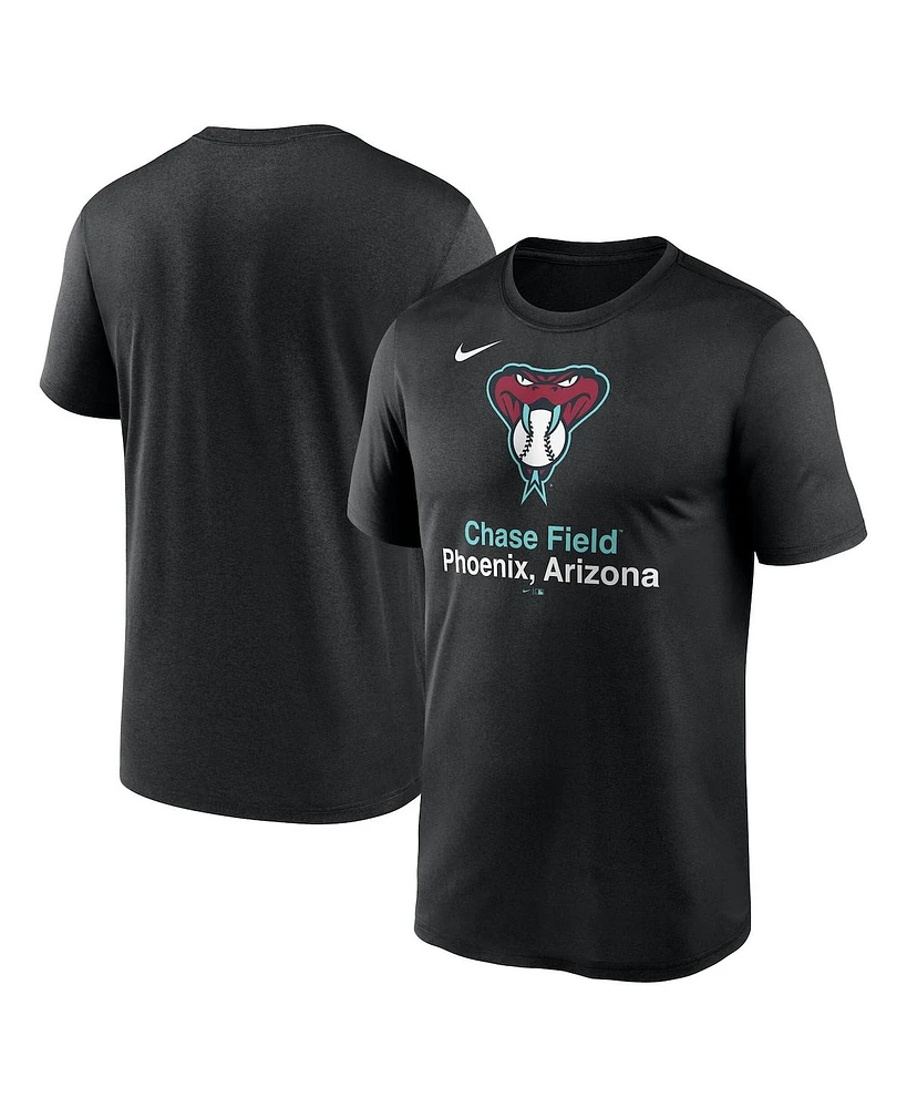 Nike Men's Black Arizona Diamondbacks Stadium Legend Performance T-Shirt