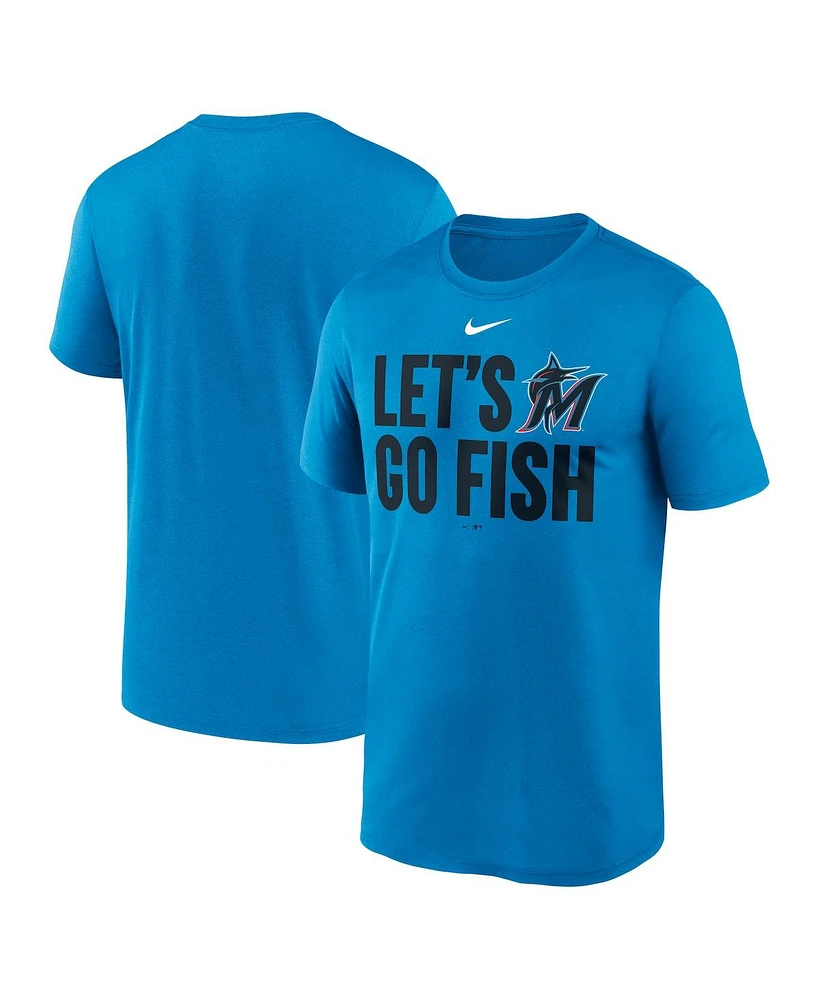 Nike Men's Blue Miami Marlins Local Legend Performance T-Shirt