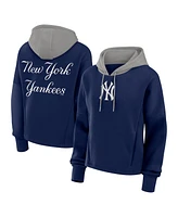 Fanatics Women's Navy New York Yankees Oversized Legacy Favorite Spectator Pullover Hoodie