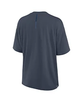 Fanatics Women's Blue Los Angeles Dodgers Elements Raw Edge Future Ground T-Shirt