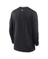Nike Men's Black Baltimore Orioles Authentic Collection Performance Half-Zip Top