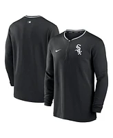 Nike Men's Black Chicago White Sox Authentic Collection Performance Half-Zip Top