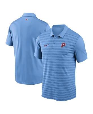 Nike Men's Light Blue Philadelphia Phillies Authentic Collection Victory Performance Polo Shirt