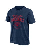 Fanatics Men's Navy Washington Nationals Cooperstown Collection Washed T-Shirt