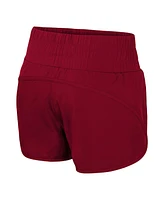 Colosseum Women's Crimson Alabama Tide Stop By Smocked High Waist Shorts