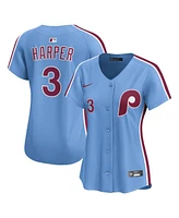 Nike Women's Bryce Harper Light Blue Philadelphia Phillies Alternate Limited Player Jersey