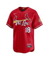 Nike Men's Jordan Walker Red St. Louis Cardinals City Connect Limited Player Jersey