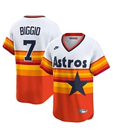 Nike Men's Craig Biggio White Houston Astros Throwback Cooperstown Collection Limited Player Jersey