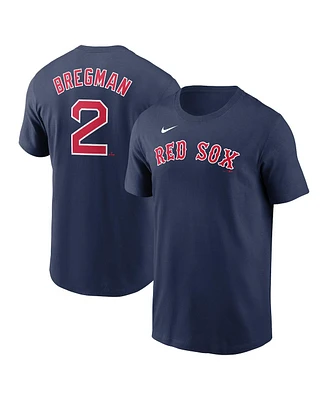 Nike Men's Alex Bregman Navy Boston Red Sox Fuse Name Number T-Shirt