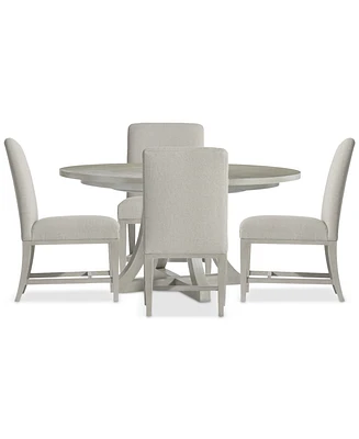 Cornelia 5-Pc. Set (Round Table & 4 Side Chairs)