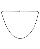 Bling Jewelry Elegant Dainty Rolo Cable Chain Necklace Black Gold Plated Stainless Steel 2.5 Mm