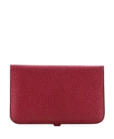 Pre-Owned Hermes Dogon Duo Combined Wallet Leather