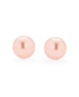 Bling Jewelry Classic Light Pink Drop Ball Earrings with Simulated Sterling Silver