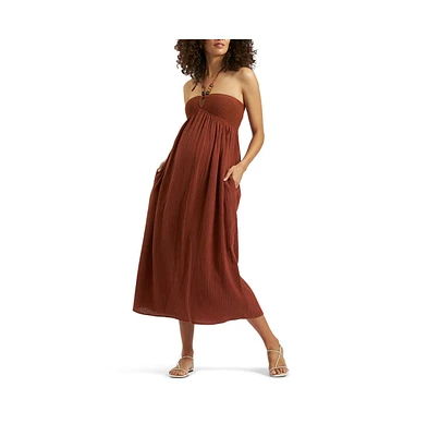 Ripe Maternity Evie Crochet Dress
