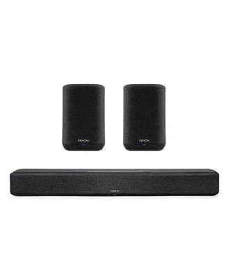 Denon Home Sound Bar 550 with Home 150 Wireless Streaming Speakers (Black)