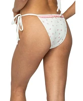 Edikted Women's Ira Floral String Bikini Bottom