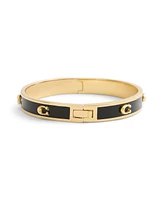 Coach Signature Pegged Enamel Bangle Bracelet