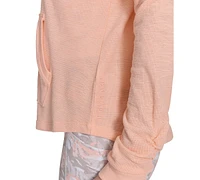 Calvin Klein Performance Ruched-Sleeve Zip Hoodie