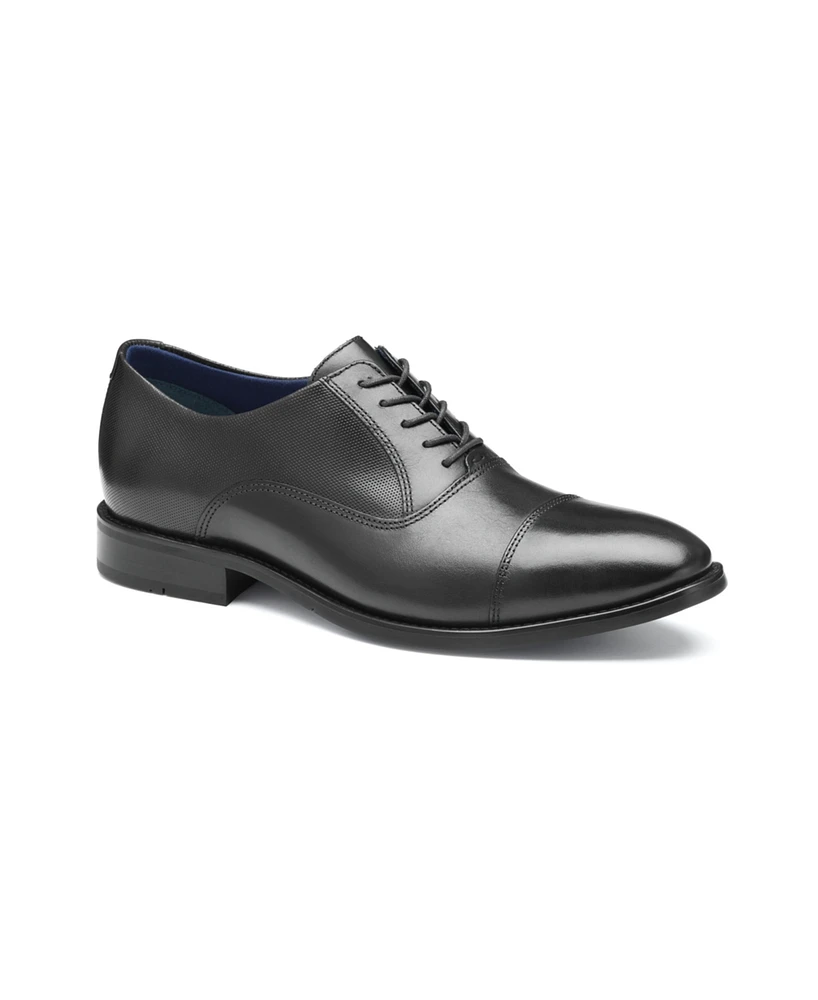 Johnston & Murphy Men's Landry Embossed Cap Toe Shoe