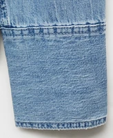 Mango Women's Oversized Denim Shirt