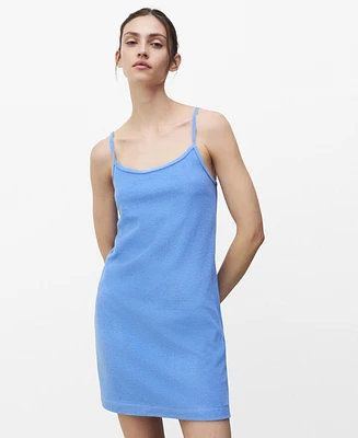 Mango Women's Terry Cotton Dress