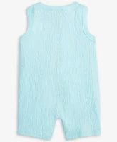 First Impressions Baby Boys Knit Gauze Sunsuit, Exclusively at Macy's