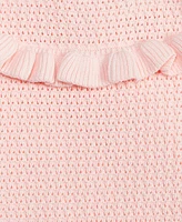 First Impressions Baby Girls Pointelle Cotton Ruffled Romper, Exclusively at Macy's