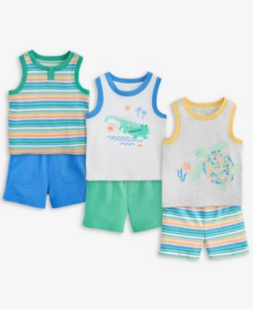First Impressions Baby Boys Graphic Tank Tops Shorts Exclusively At Macys